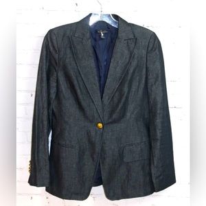 Brooks Brothers Milano Fit Linen Blend Blazer sz 6